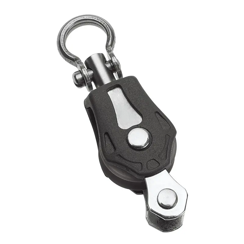 Barton Marine Size 0 20Mm Plain Bearing Pulley Block Single Swivel  Becket 1