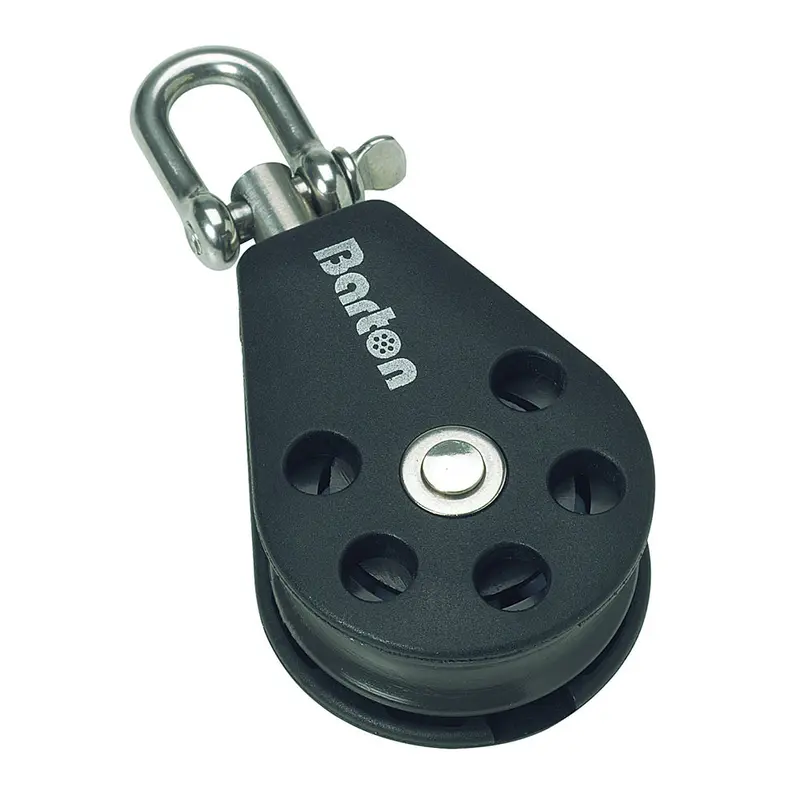 Barton Marine Size 1 Single Swivel Block W/Becket 1