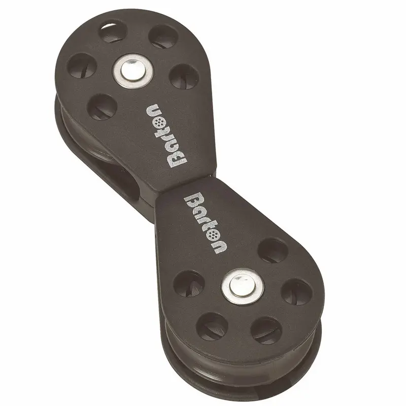 Barton Plain Bearing Pulley Block Back To Back Swivel Block - Size 1, 30Mm 1
