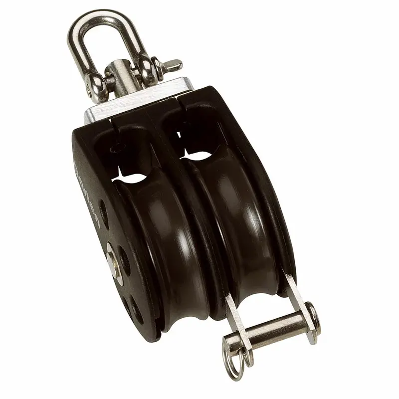 Barton Size 5 54Mm Plain Bearing Pulley Block Double Swivel  Becket 1