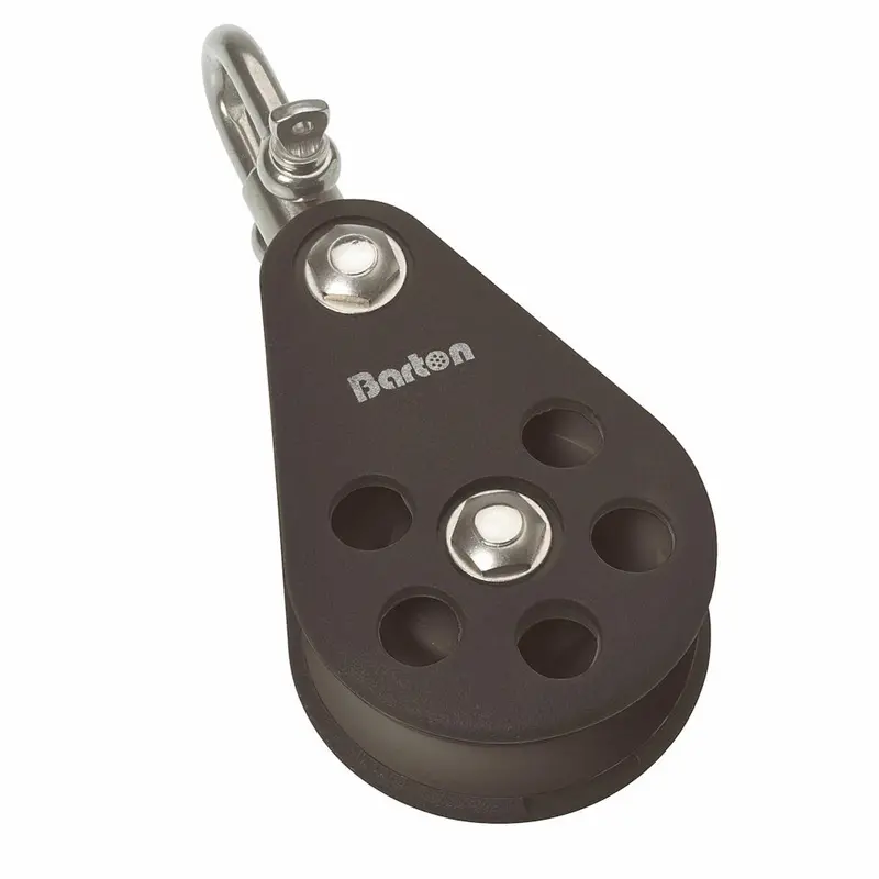 Barton Size 5 54Mm Plain Bearing Pulley Block Single Block Swivel 1