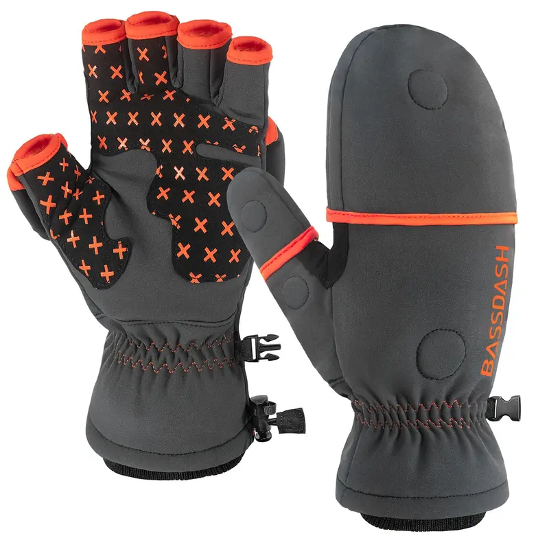Bassdash Winterflex Insulated Convertible Mittens 1