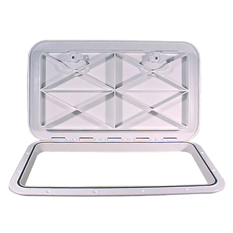 Beckson 14" X 24" Flush Hatch White - Asa Material - Acrylonitrile Styrene Acrylate 1