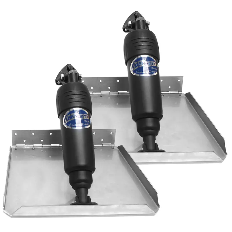 Bennett Bolt 1212Ed Electric - Edge Mount Limited Space Trim Tab Kit - 12V - 12" X 12" 1