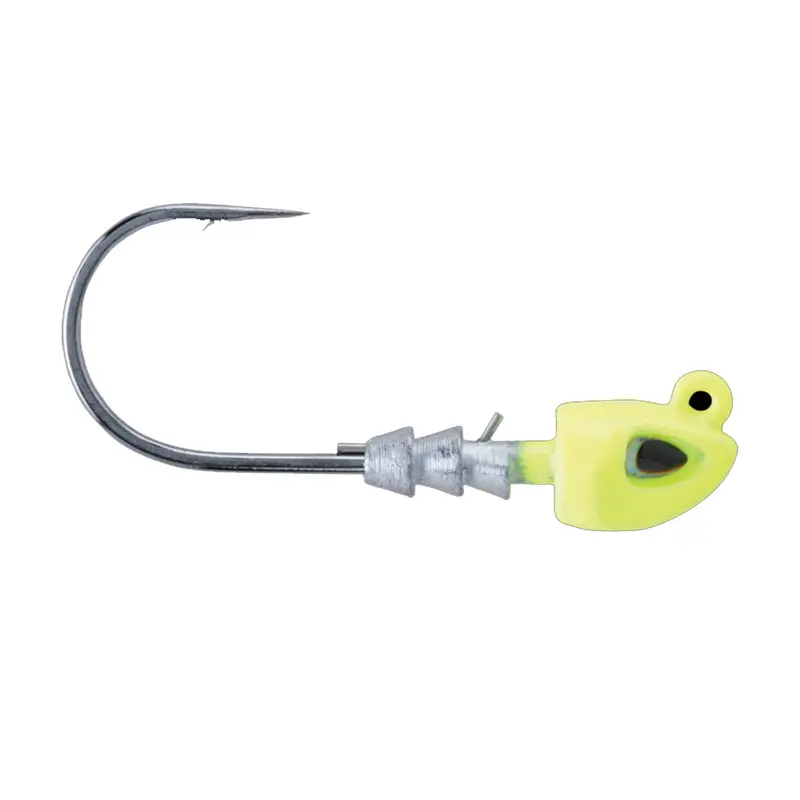 Berkley Fusion19 Swimbait Jighead - 2/0 - 1/4Oz - Chartreuse 1