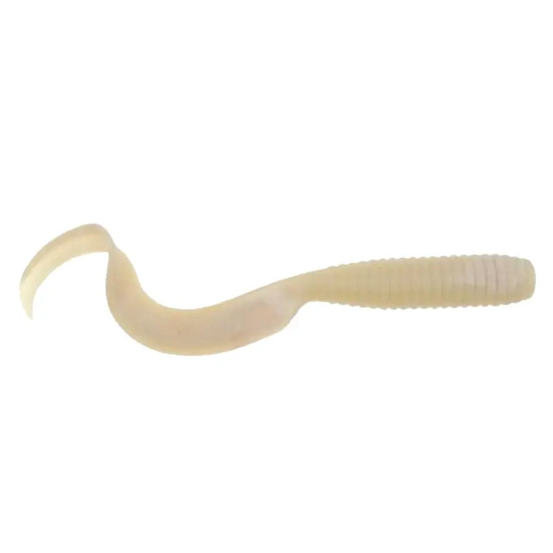 Berkley Gulp! Saltwater Grub - 5" - White Glow 1