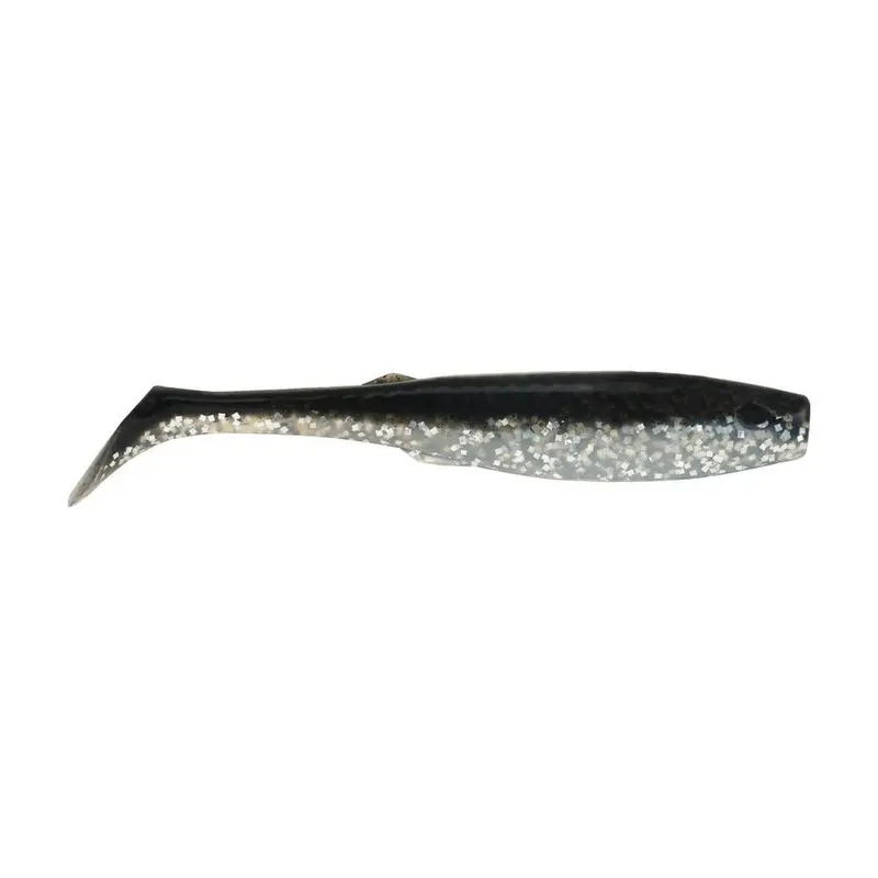 Berkley Gulp! Saltwater Paddleshad - 4" - Black Silver 1