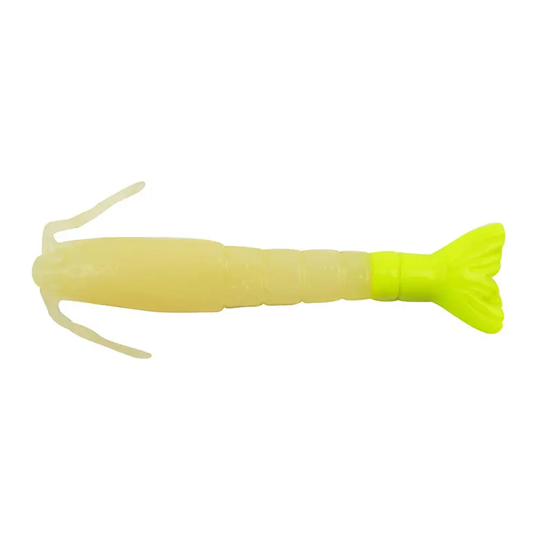 Berkley Gulp! Saltwater Shrimp - 3" - Glow/Chartreuse 1
