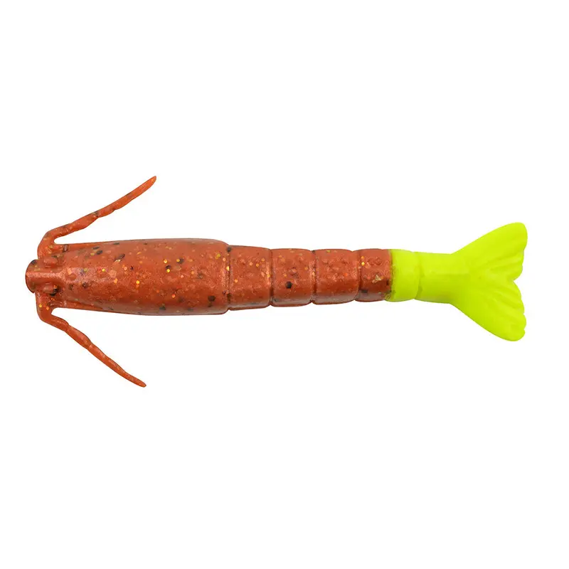 Berkley Gulp! Saltwater Shrimp - 3" - New Penny/Chartreuse 1