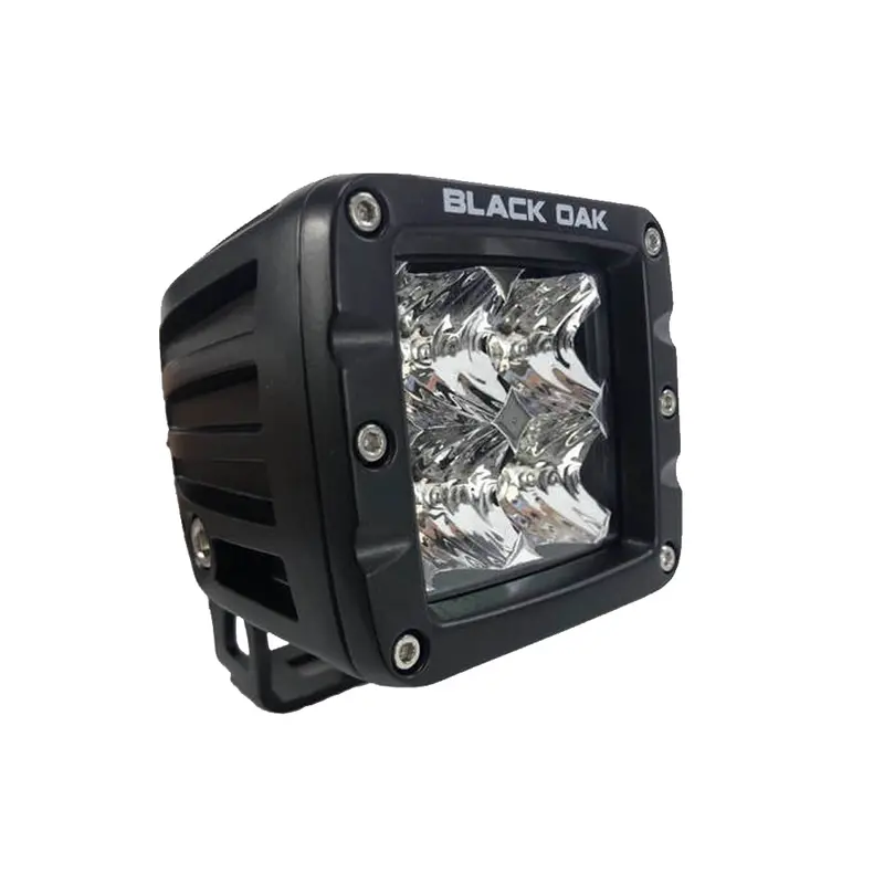 Black Oak 2" Led Pod Light - Spot Optics - Black Housing - Pro Series 3.0 1