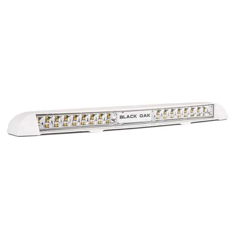 Black Oak Low Profile Marine Bar - Flood - White 1