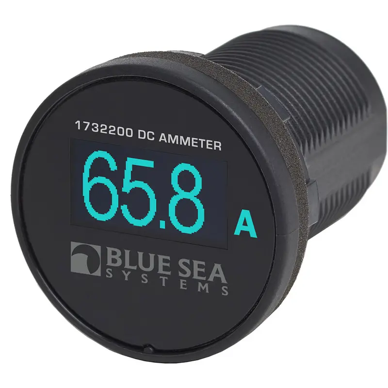 Blue Sea 1732200 Mini Oled Ammeter - Blue 1