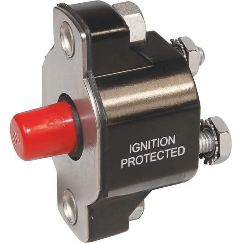 Blue Sea 2140 Medium Duty Push Button Reset-Only - 30A 1