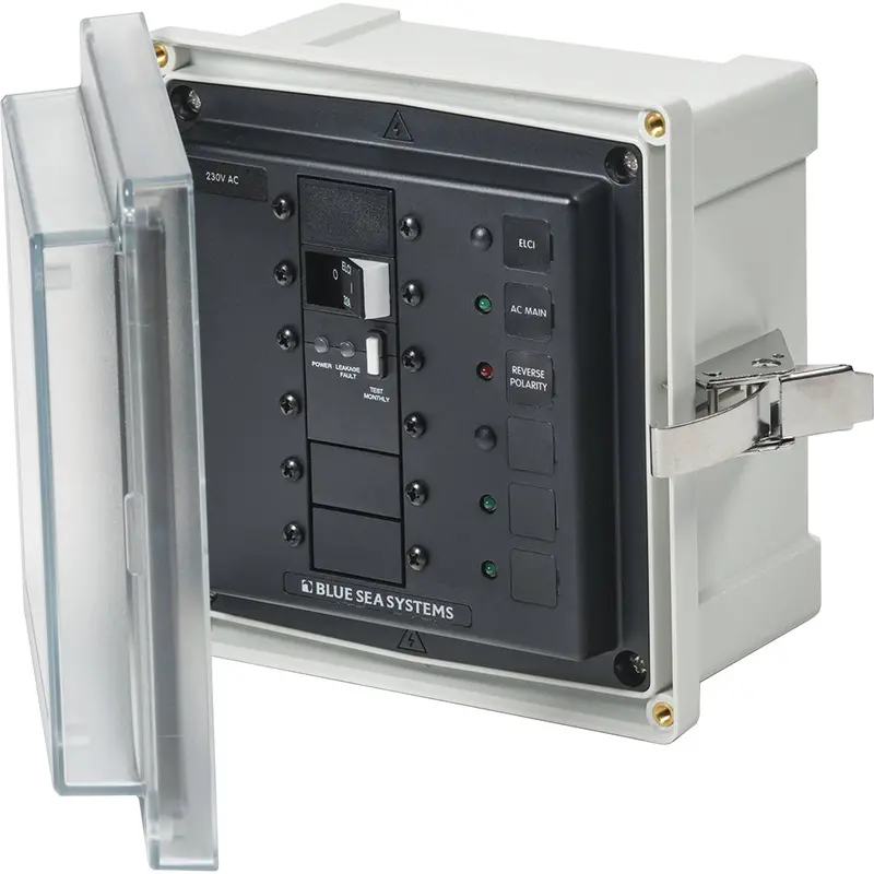 Blue Sea 3123 - Sms Panel Enclosure W/Elci (32A)  3 Blanks - 230V Ac 1