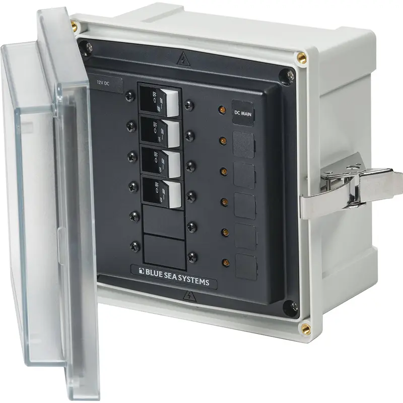 Blue Sea 3135 - Sms Panel Enclosure W/Ul Main  3 Branch (12/24V) - 12/24V Dc 1