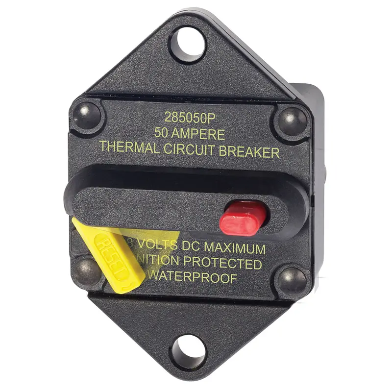 Blue Sea 7083 50 Amp Circuit Breaker Panel Mount 285 Series 1