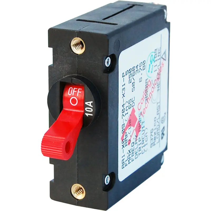 Blue Sea 7205 Ac / Dc Single Pole Magnetic World Circuit Breaker  -  10 Amp 1