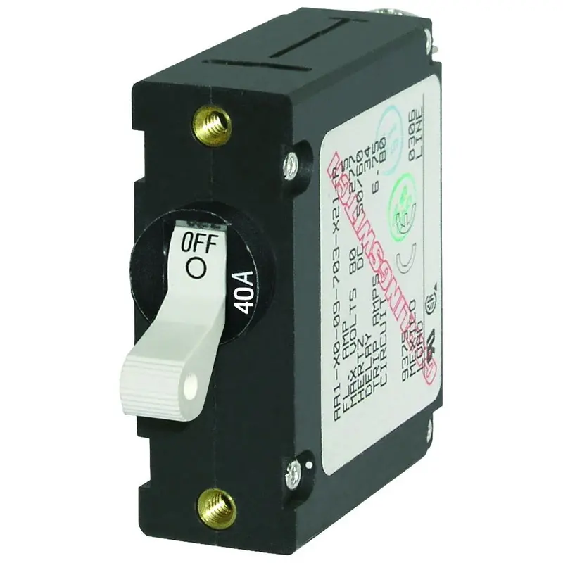 Blue Sea 7226 Ac/Dc Single Pole Magnetic World Circuit Breaker - 40Amp 1