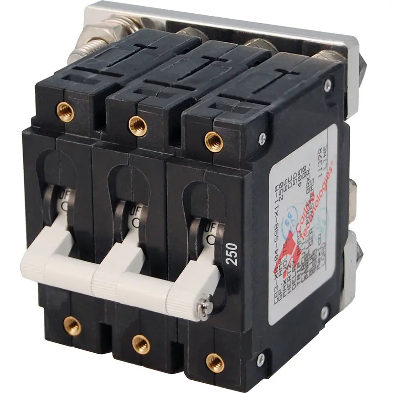 Blue Sea 7270 250A C-Series Triple Pole Toggle Dc Circuit Breaker 1