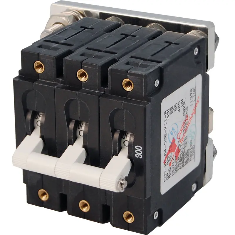 Blue Sea 7271 300A C-Series Triple Pole Toggle Dc Circuit Breaker 1