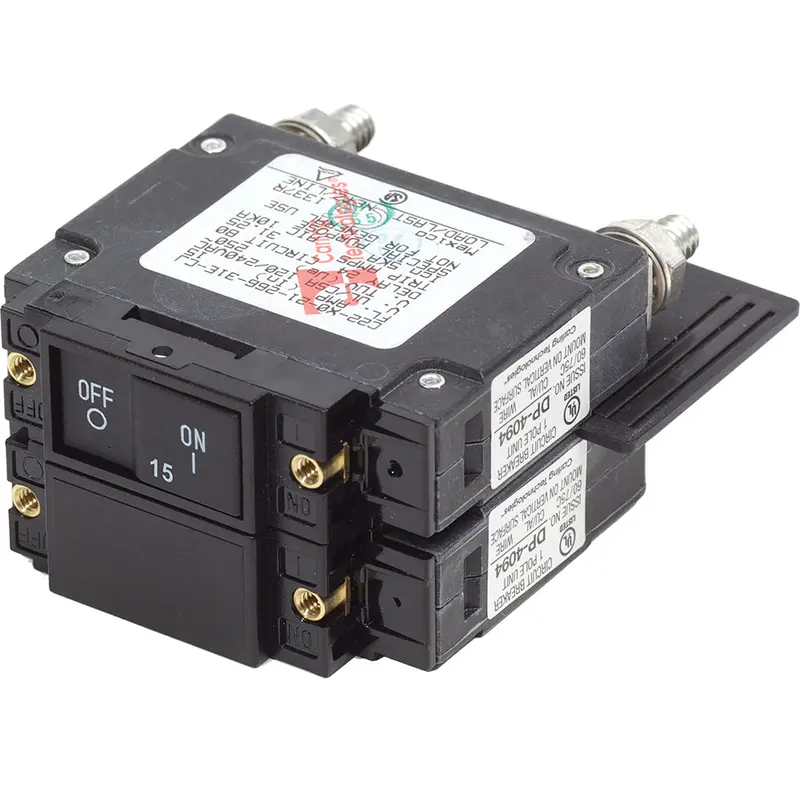 Blue Sea 7462 Ul-489 Circuit Breaker - 15A Flat Rocker 1