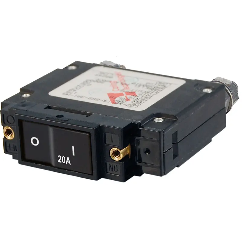Blue Sea 7543 C-Series Flat Rocker Circuit Breaker - Single Pole - 20A 1