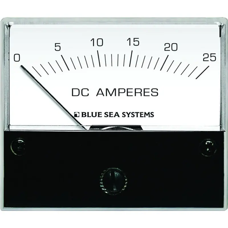 Blue Sea 8005 Dc Analog Ammeter - 2-3/4" Face, 0-25 Amperes Dc 1