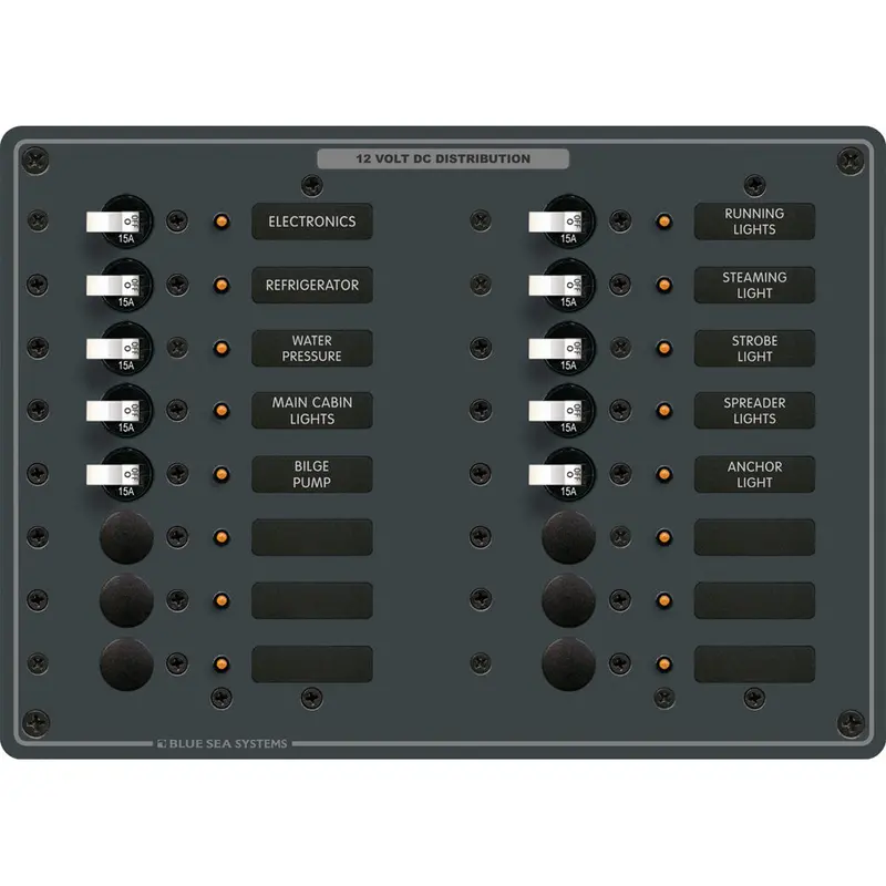 Blue Sea 8377 Panel Dc 16 Position 1