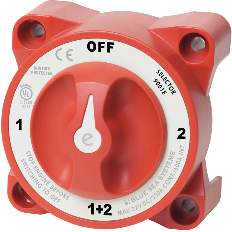 Blue Sea 9001E E-Series Battery Switch Selector 1