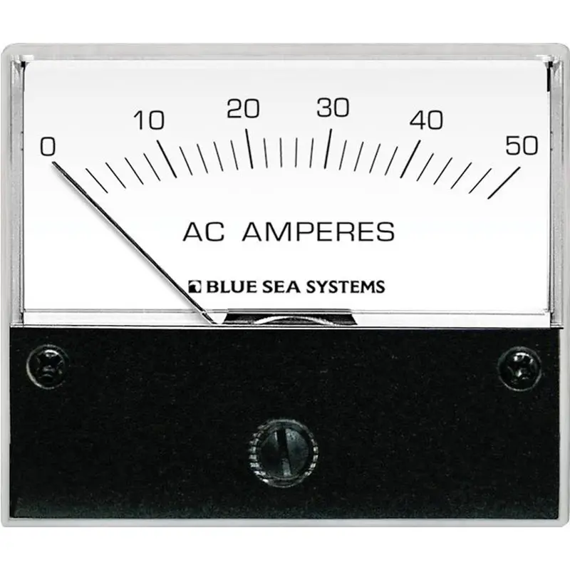 Blue Sea 9630 Ac Analog Ammeter  0-50 Amperes Ac 1