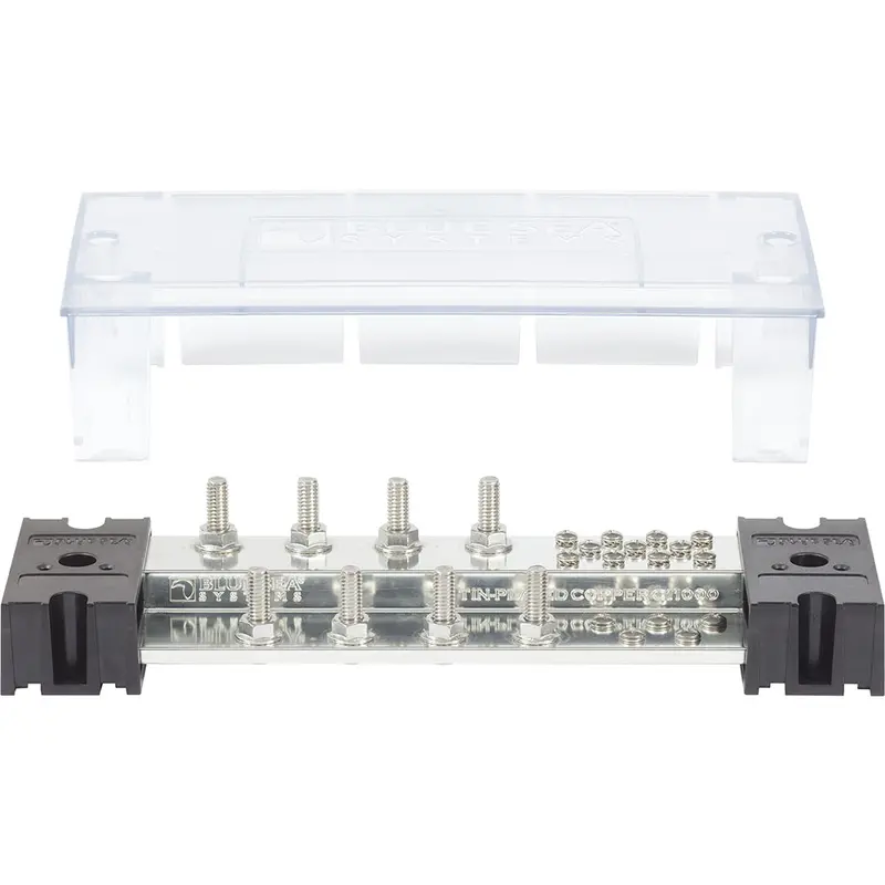 Blue Sea Powerbar 1000 - 8 5/16" Terminal Studs W/Cover 1