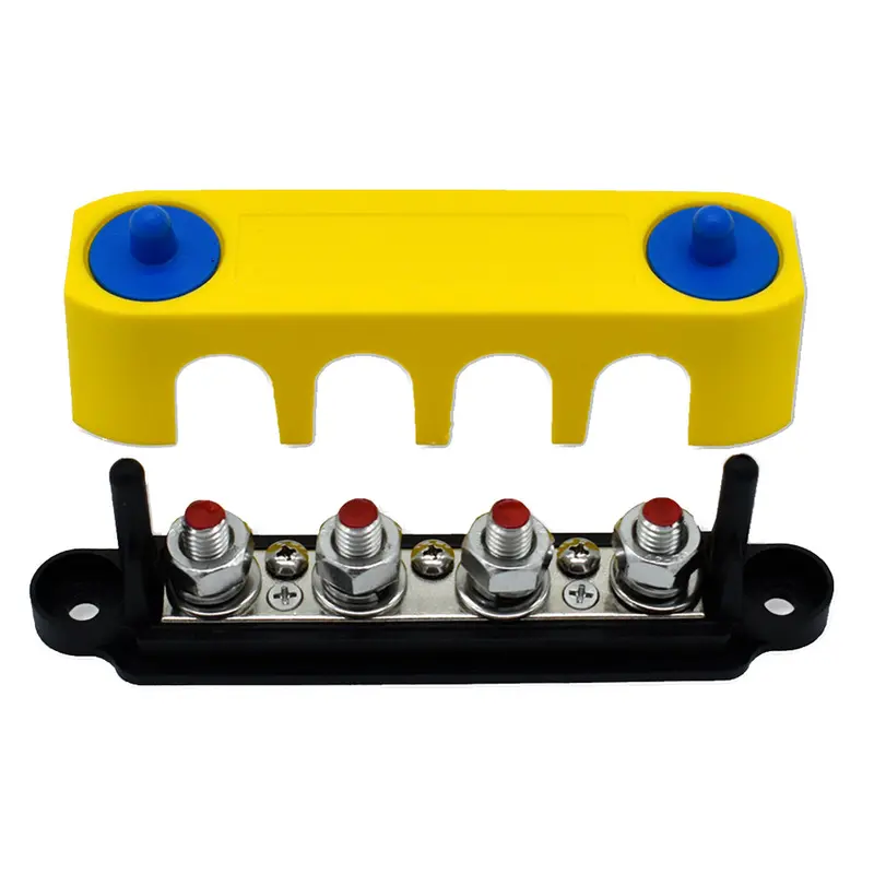 Bluewater Common Stud 4 Gang Positive Terminal Busbar W/Cover 1