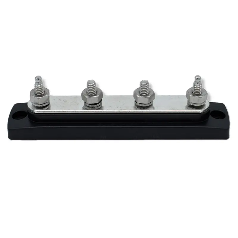 Bluewater Common Stud Busbar 4 Gang - Black 1