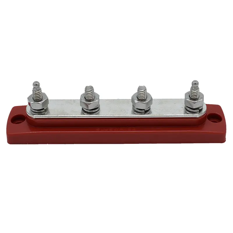 Bluewater Common Stud Busbar 4 Gang - Red 1