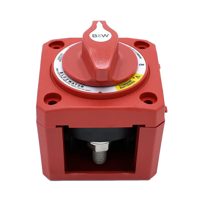 Bluewater Off/On Combine Battery Switch W/O Base - Surface Mount - Red 1