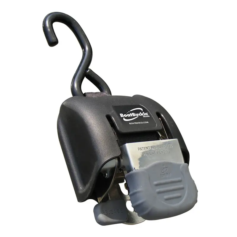 Boatbuckle G2 Retractable Transom Tie-Down - 2"-43" - Pair - Stainless Steel 1