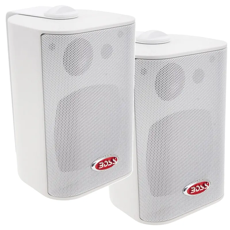 Boss Audio 4" Mr4.3W Box Speakers - White - 200W 1