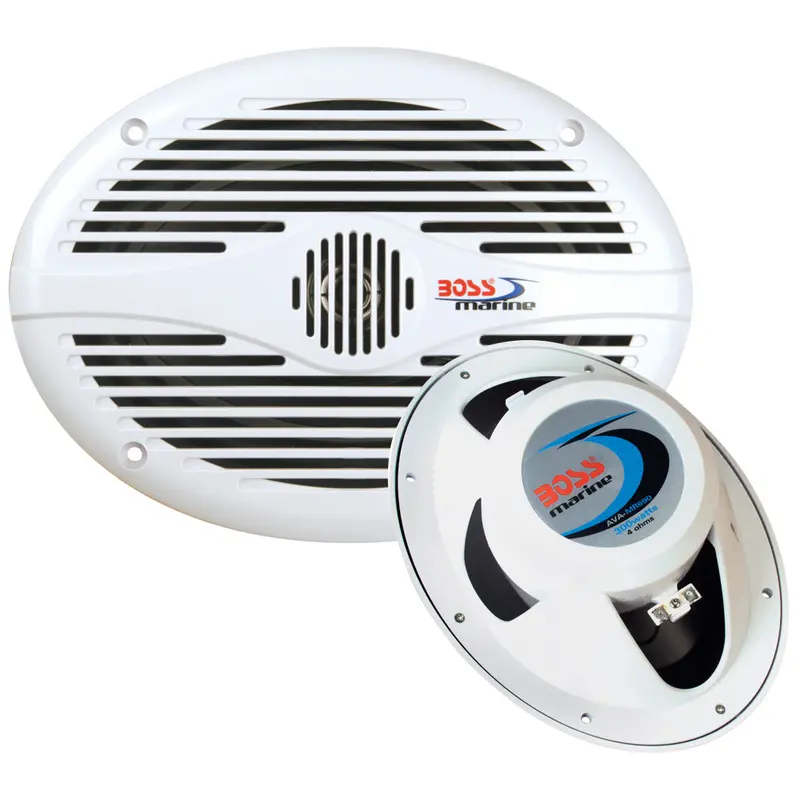 Boss Audio 6"X 9" Mr690 Oval Speakers - White - 350W 1