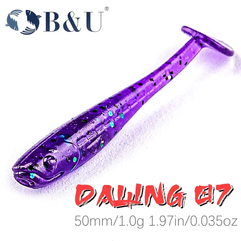 B&U Dawng07 Soft Shad 35Mm/50Mm 20/25Pcs 1