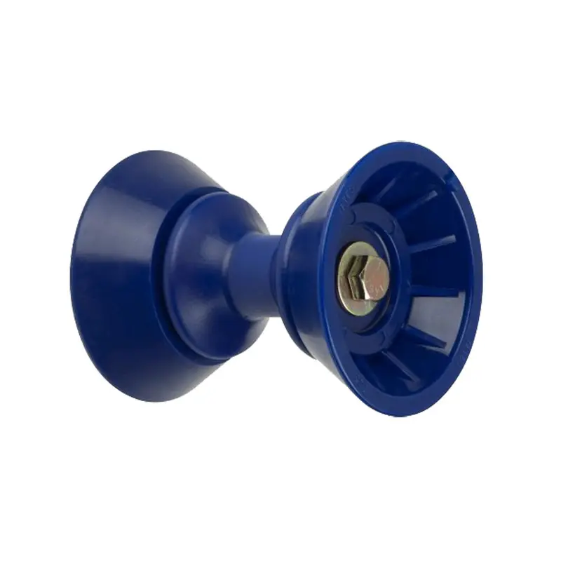 C.E. Smith 3" Bow Bell Roller Assembly - Blue Tpr 1