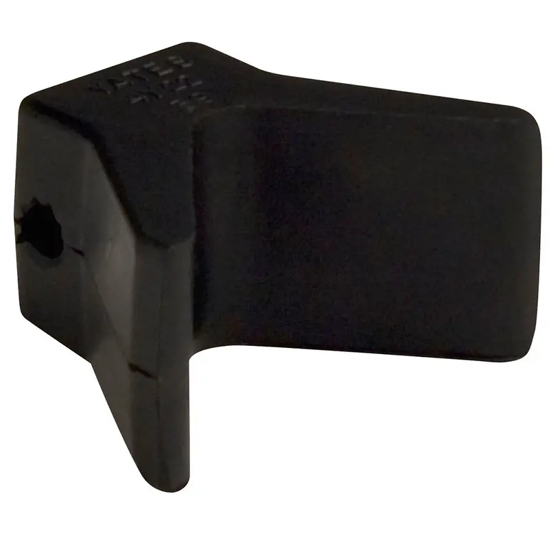 C.E. Smith Bow Y-Stop - 2" X 2" - Black Natural Rubber 1