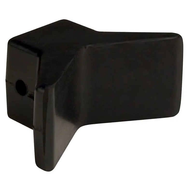 C.E. Smith Bow Y-Stop - 3" X 3" - Black Natural Rubber 1