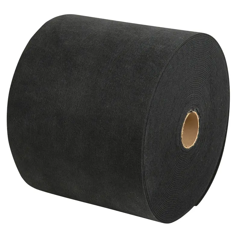 C.E. Smith Carpet Roll - Black - 18"W X 18'L 1