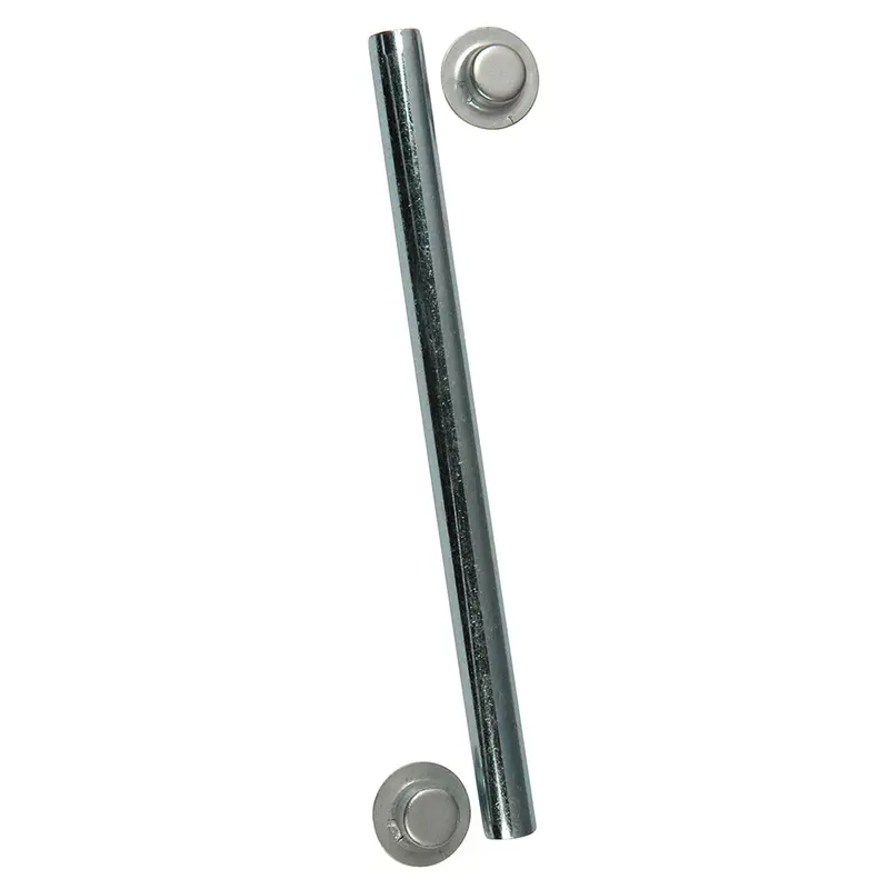 C.E. Smith Package Roller Shaft 1/2" X 5-1/4" W/Cap Nuts - Zinc 1