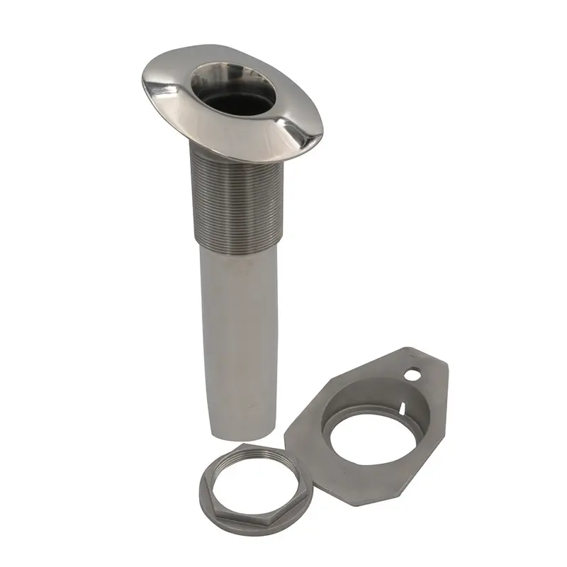 C.E. Smith Screwless Flush Mount Rod Holder - 15 Degree - Black Liner - No Logo 1