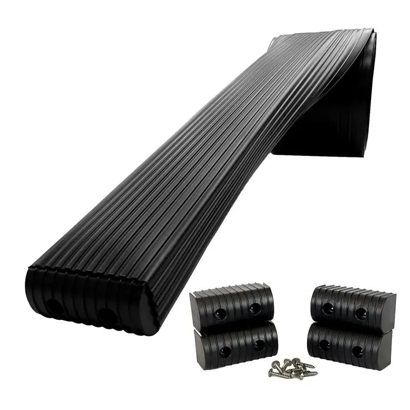 Caliber Bunkwrap Kit - Black 16' X 2" X 4" Roll + 4 Caps + Hrdw Roll + 4 Endcaps  Stainless Steel Hardware 1