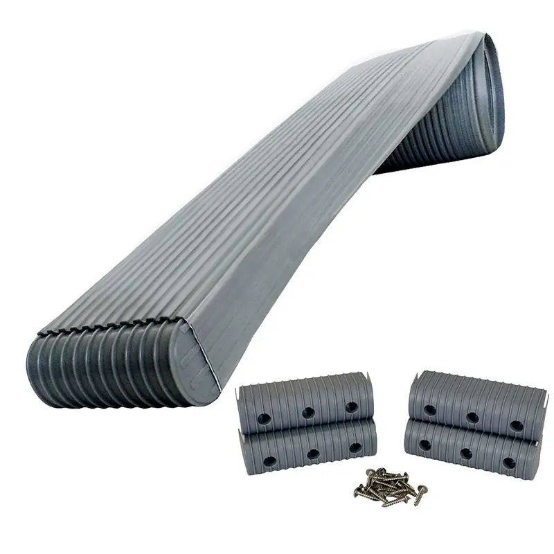 Caliber Bunkwrap Kit - Grey 16' X 2" X 6" Roll + 4 Caps + Hrdw Roll + 4 Endcaps  Stainless Steel Hardware 1