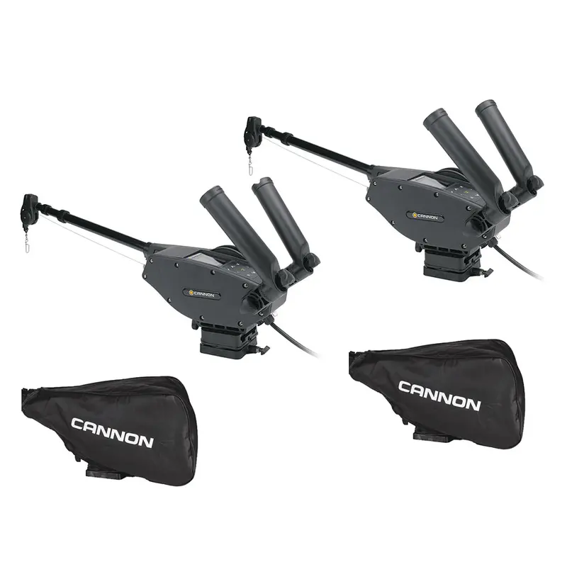 Cannon Optimum 10 Bt Electric Downrigger 2-Pack W/Black Covers 1