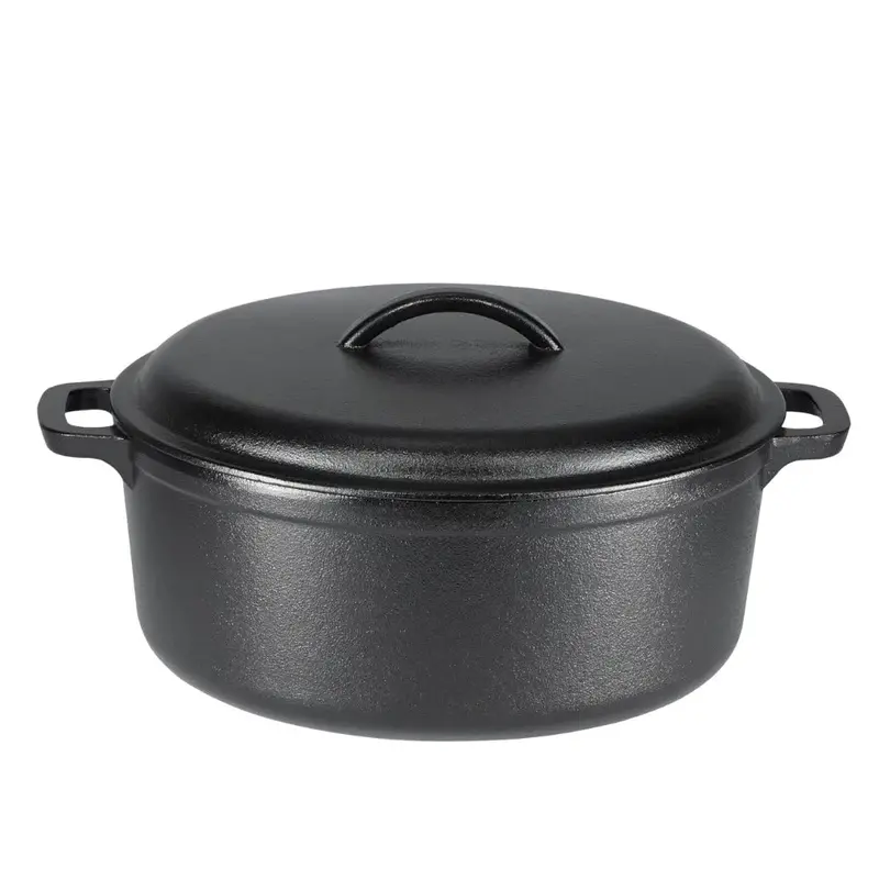 Cast Iron Dutch Oven With Lid 4.7L 1