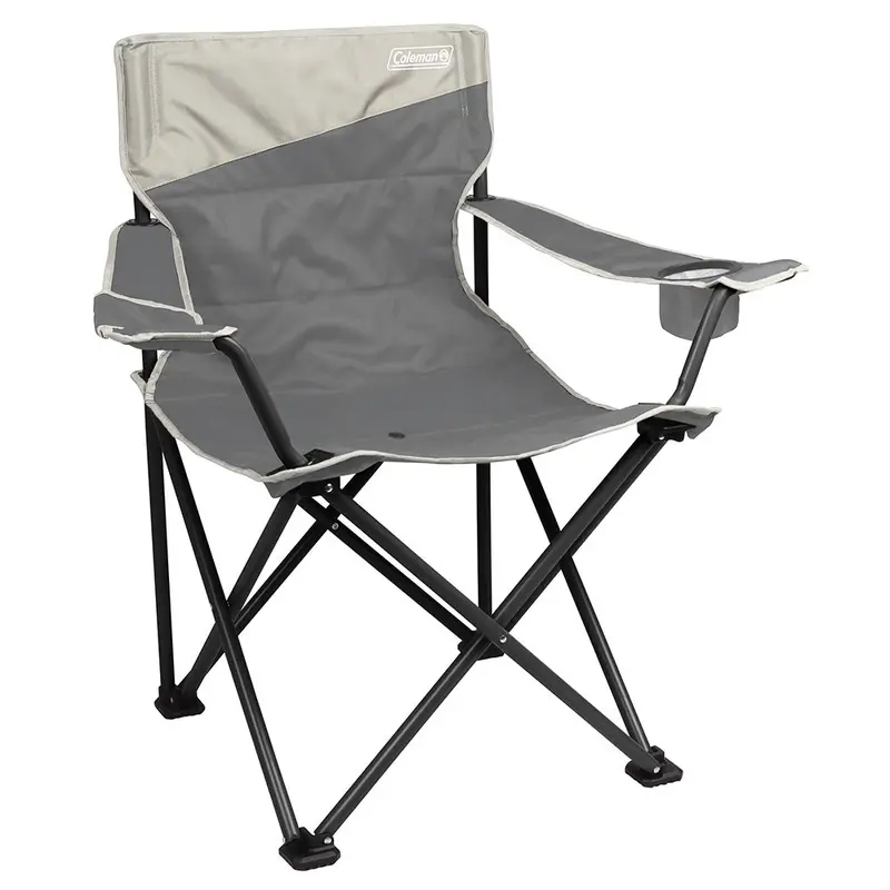 Coleman Big  Tall Quad Camping Chair - Grey 1